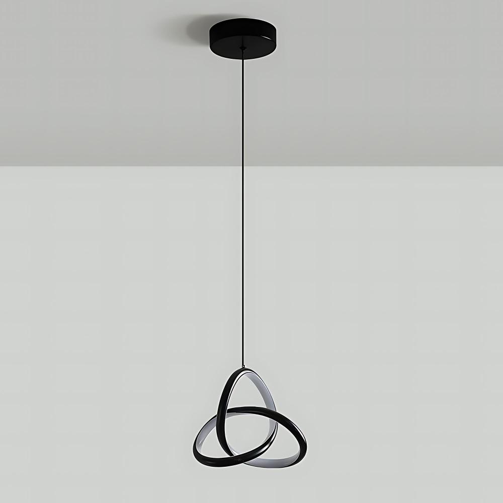 TAKLAMPA HÄNGANDE LED APP1784-CP SVART