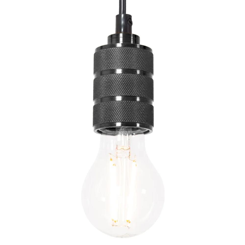 Taklampa Hängande Sockel APP342-1CP SVART