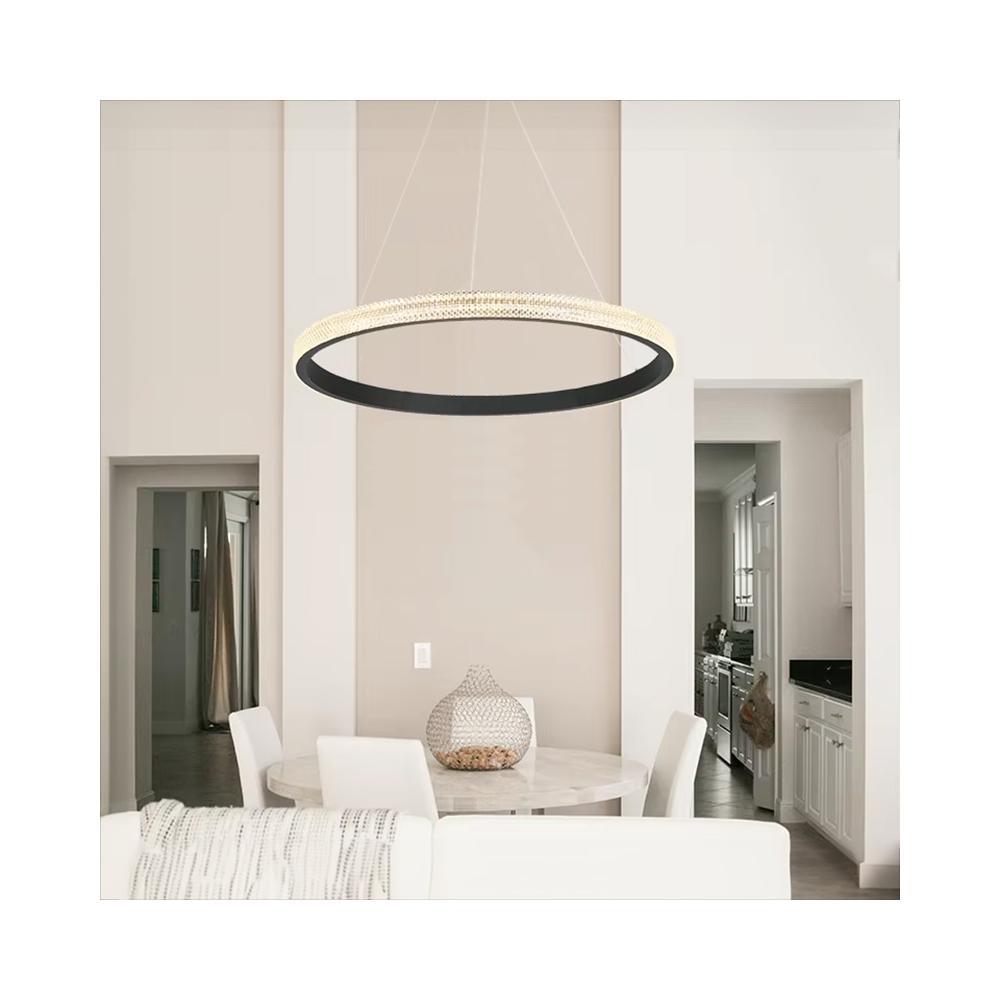 TAKLAMPA HÄNGANDE LED APP1512-CP Svart