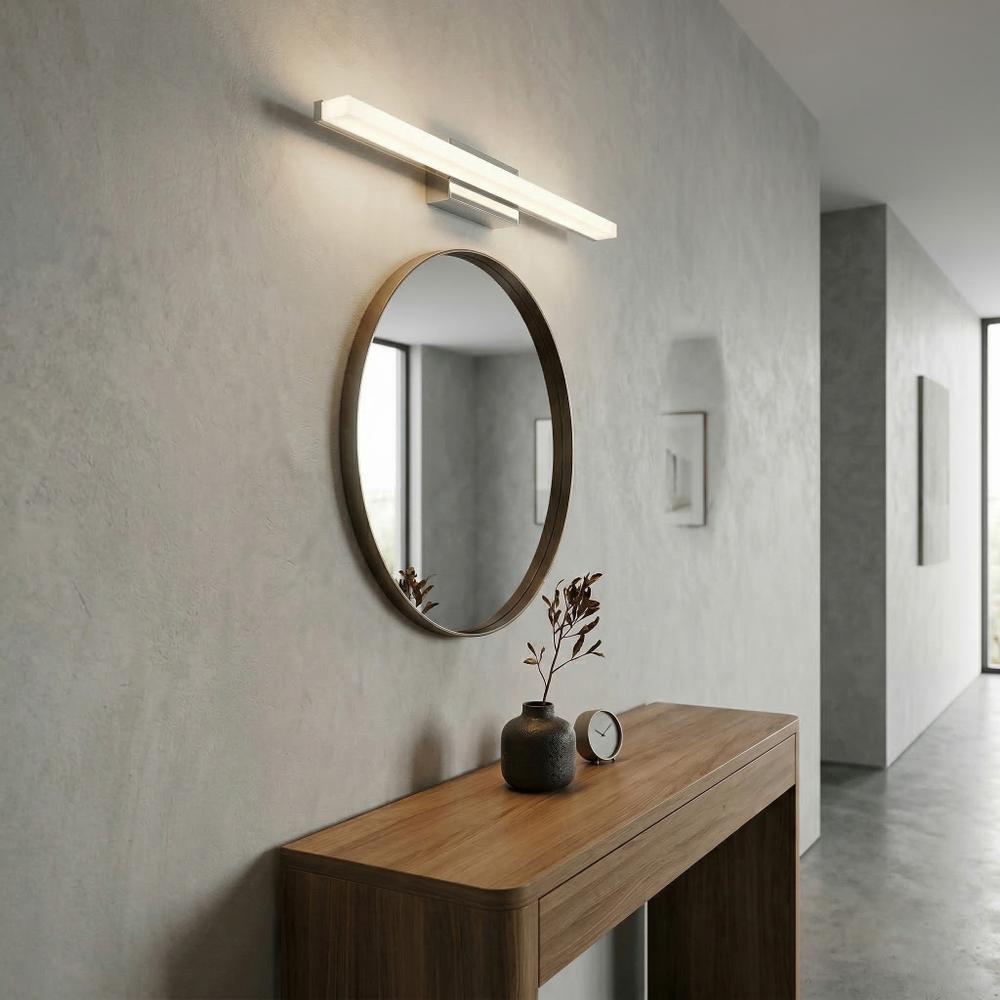 BADRUMSVÄGGLAMPA LED 60CM APP1846-1W CHROM