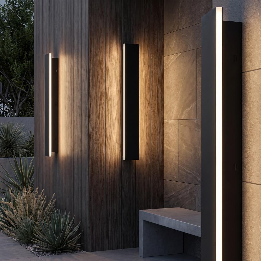 Facade LED wall lamp JNH035-G 60 Black