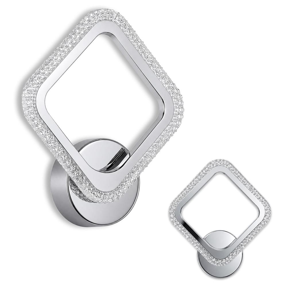 LED vägglampa LHJ125-W Krom