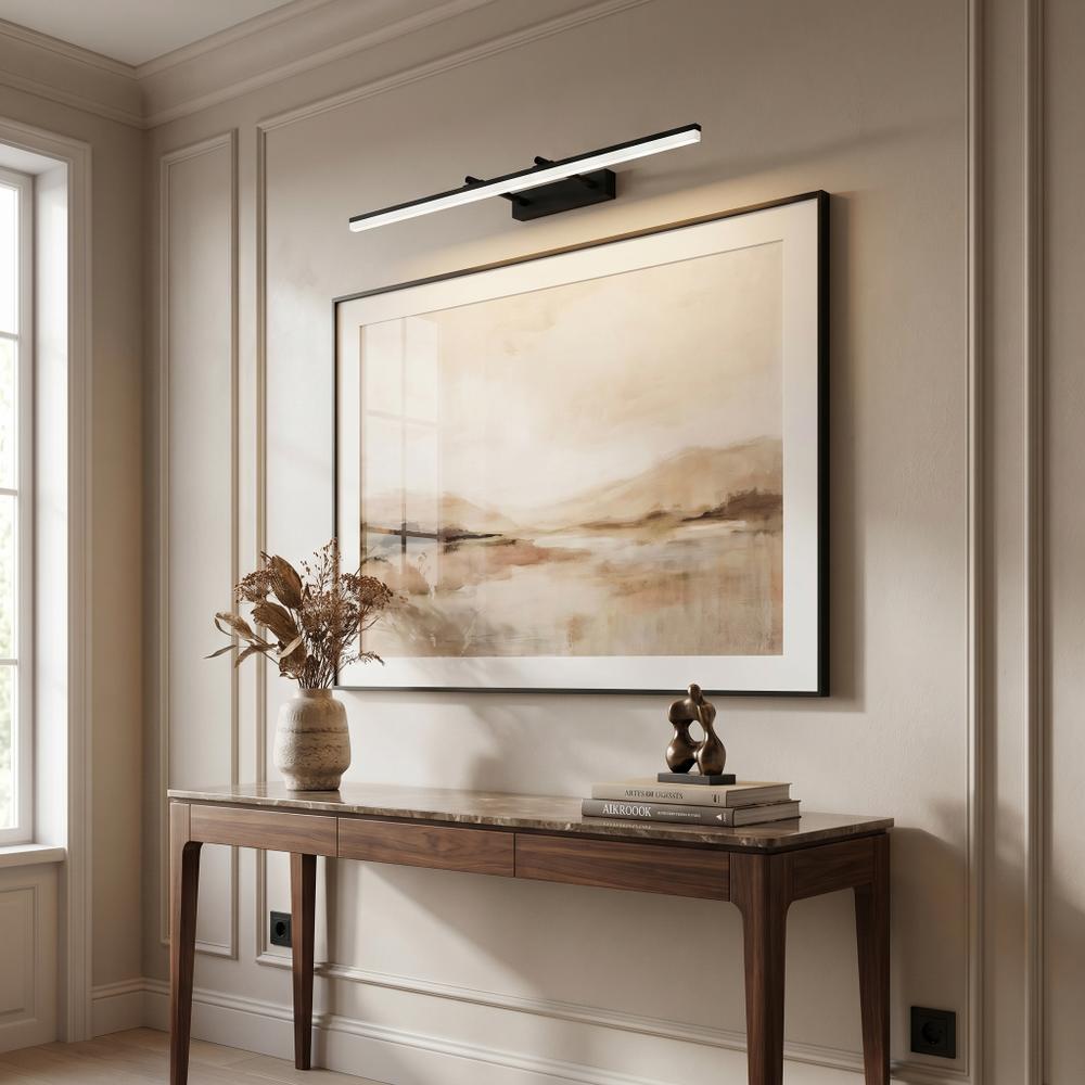 Badrum vägg LED-lampa APP1880-1W 80cm BLACK