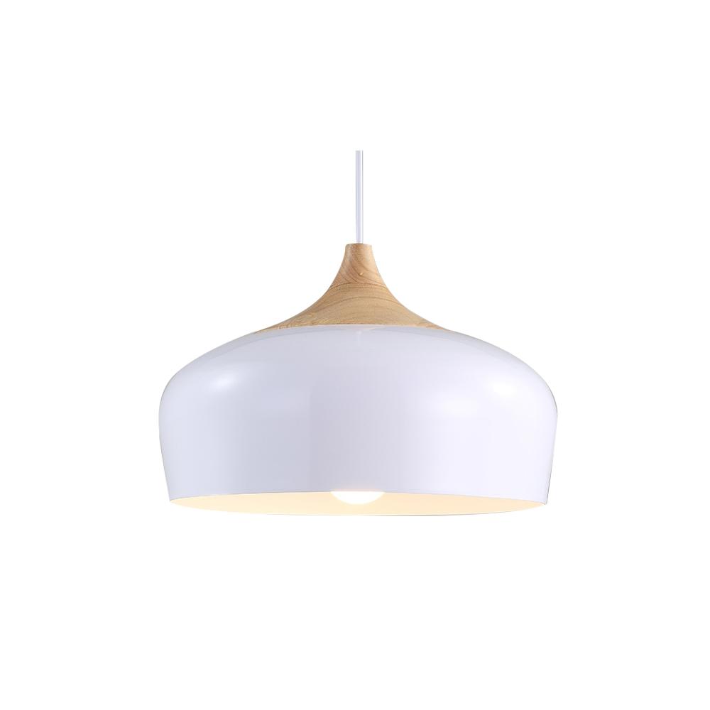 Enkel hängande taklampa Bari Vit APP183-1CP
