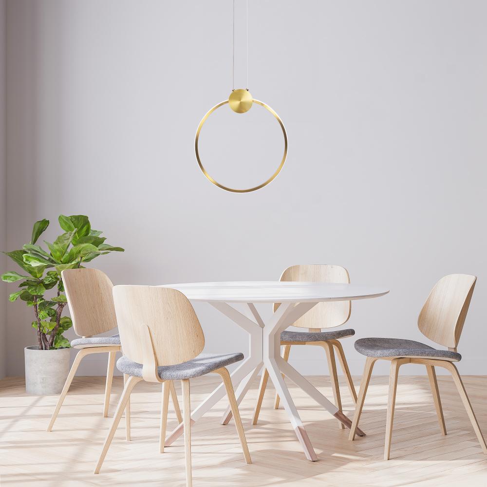 TAKLAMPA HÄNGANDE LED APP1394-CP OLD GOLD 30 cm