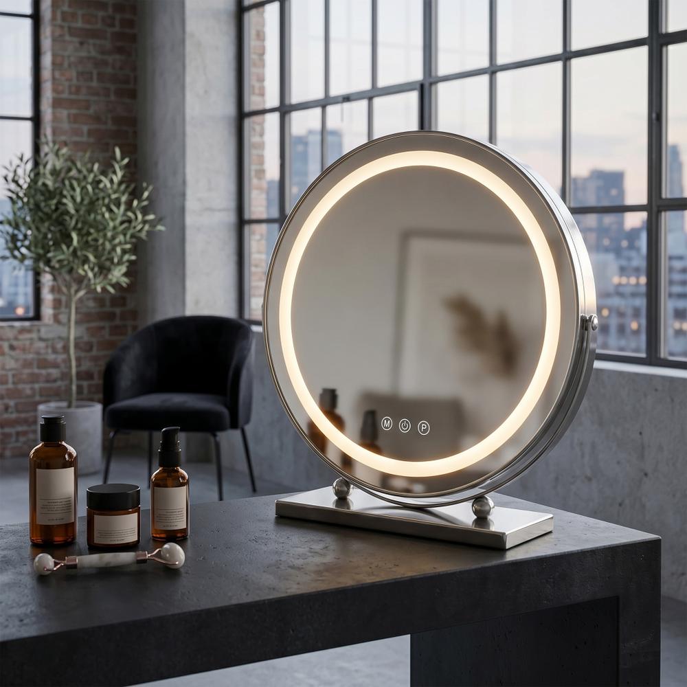 Spegel LED MAKE-UP Krom 40 cm