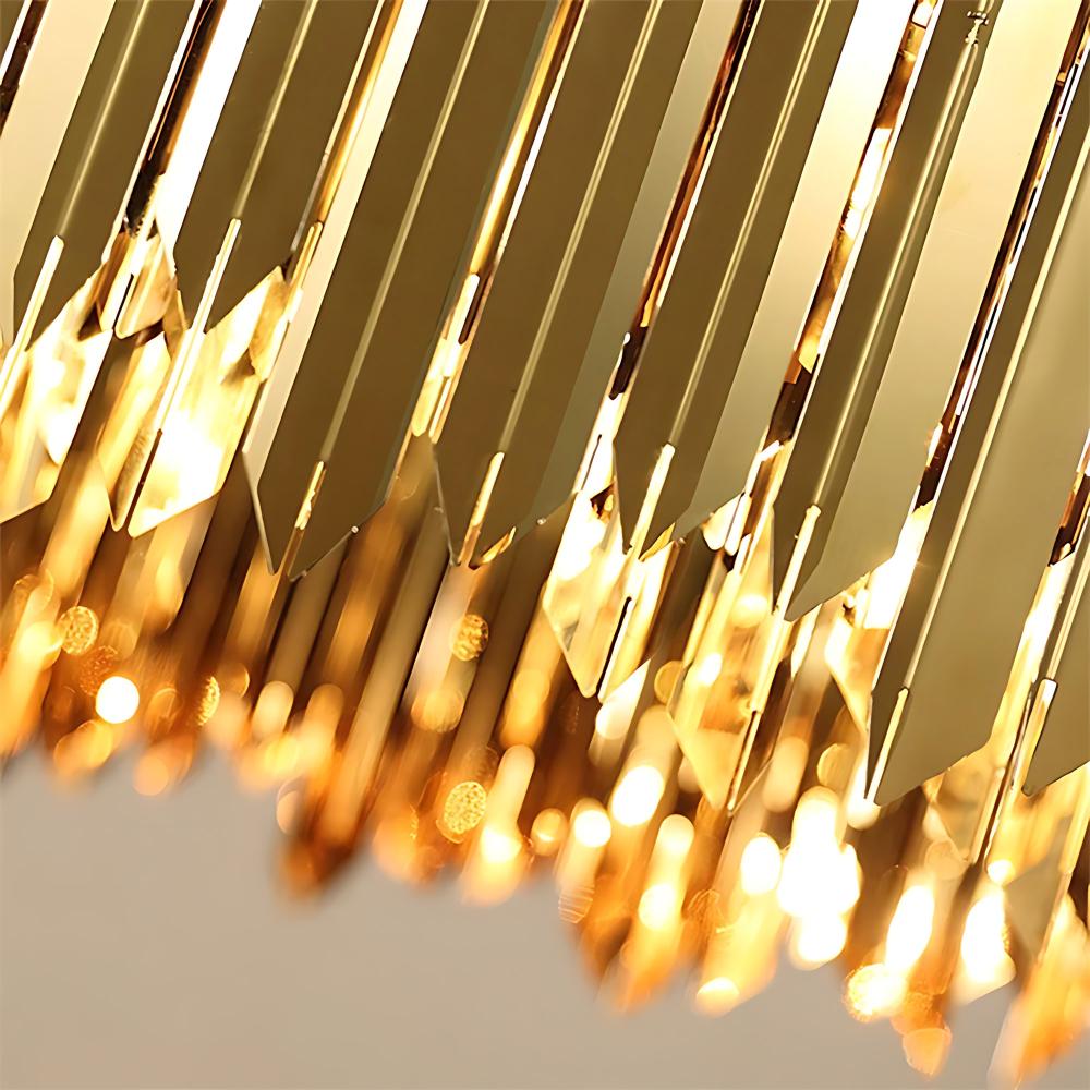 Metallhängande lampa APP1764-8CP GULD
