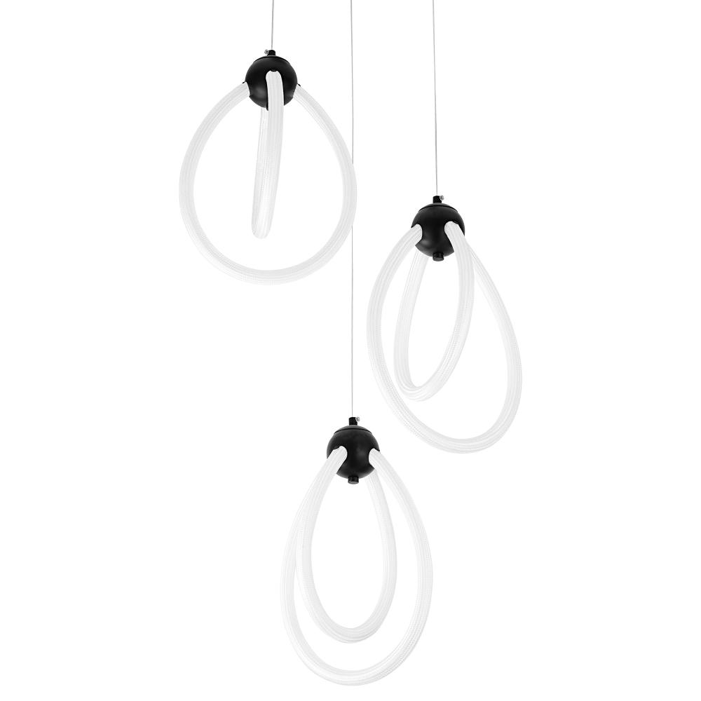 LED-PENDLARLAMPA G022-3CPR SVART