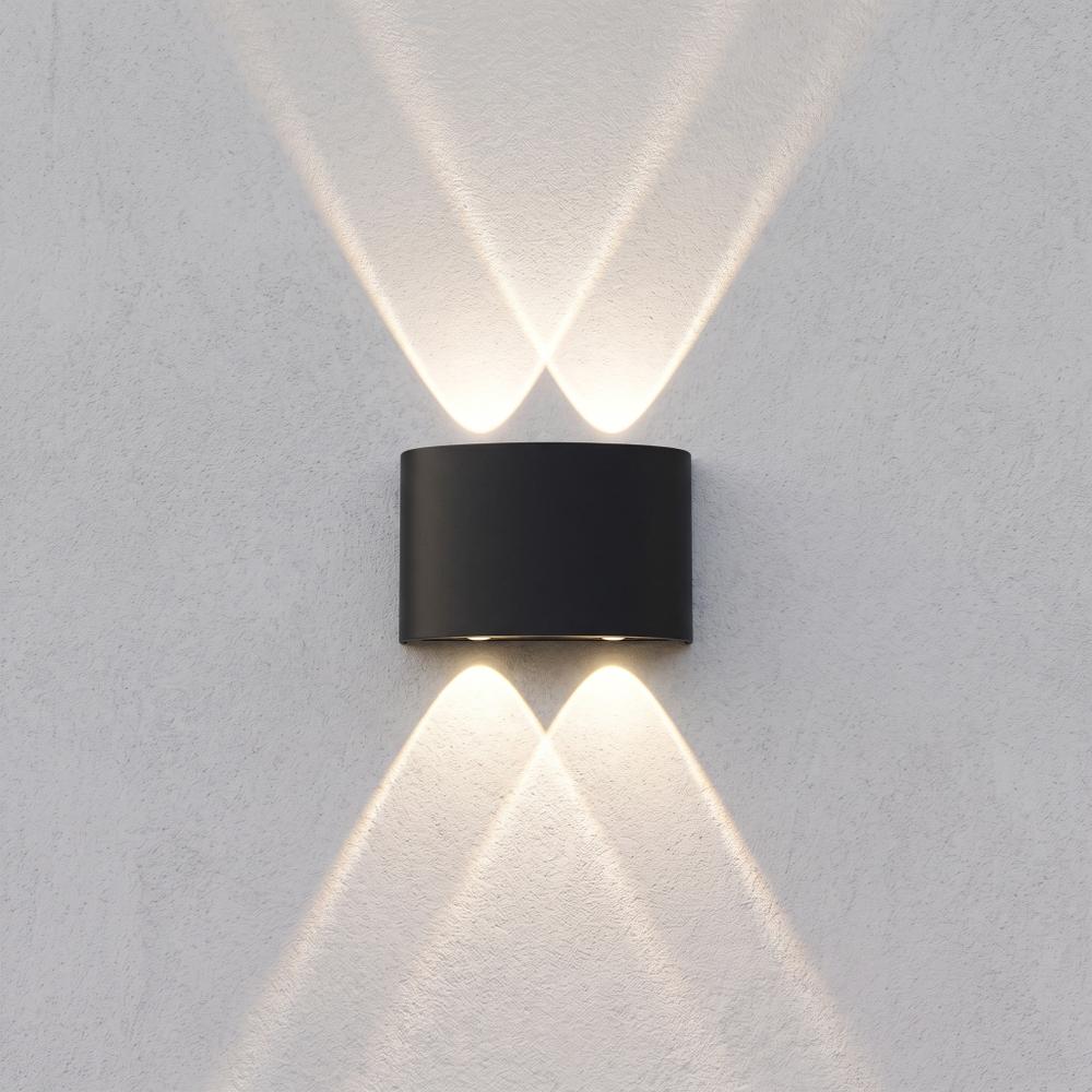 Fassadenleuchte Wandleuchte LED JNH039-4G Black