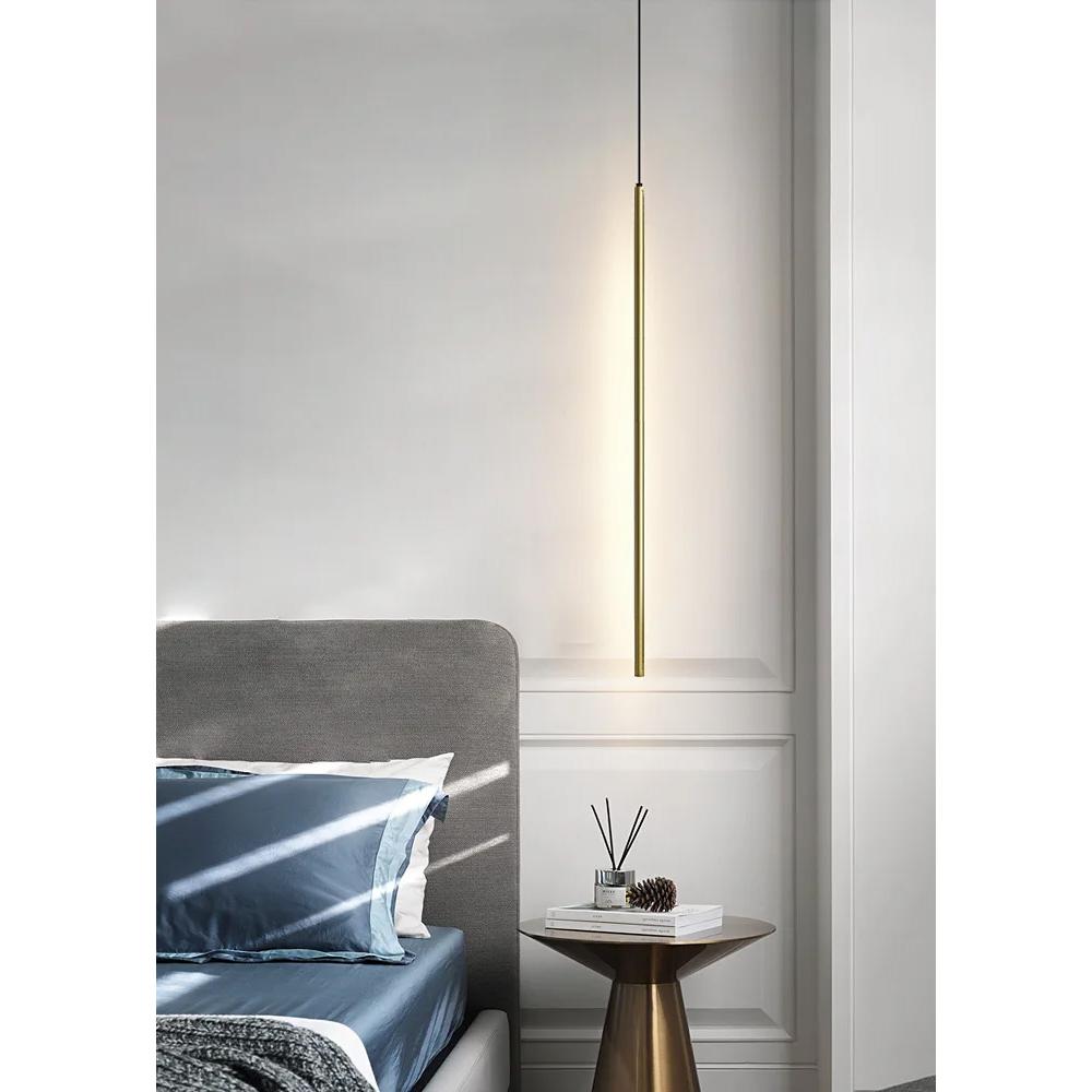 HÄNGANDE TAKLAMPA LED APP1414-C GULD 100 cm
