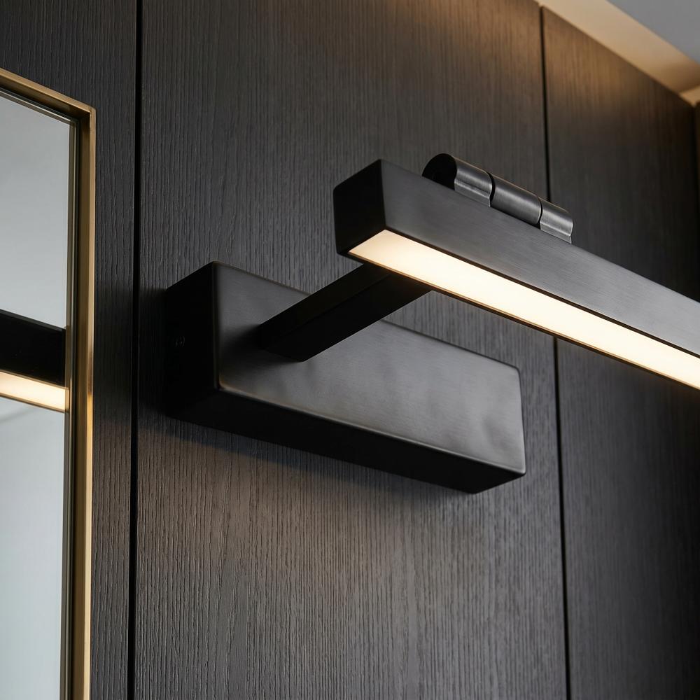 Badrum vägg LED-lampa SWE034-1W 40cm BLACK