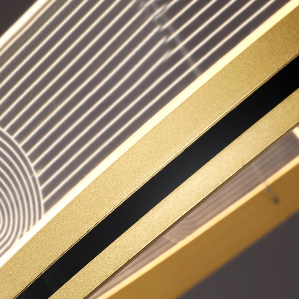 Hänglampa LED APP1190-CP Guld 60 cm