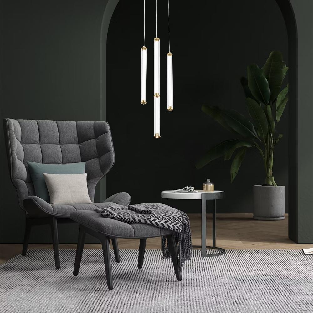 HÄNGLAMPA LED G024-4CPR GULD