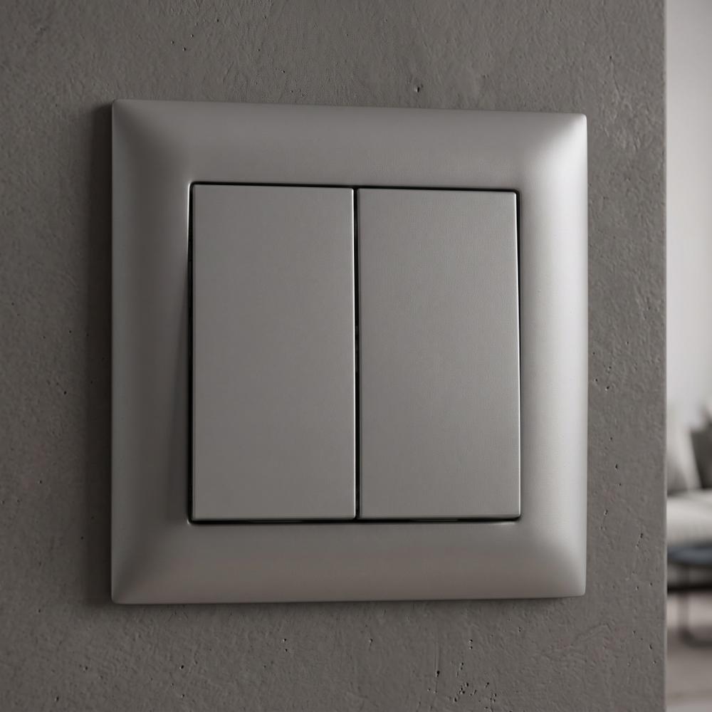 Kahekordne Lüliti OSTE JNH007-W GREY