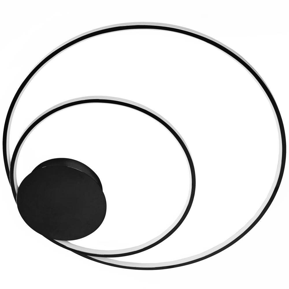TAKLAMPA MED FJÄRRKONTROLL LED-PLAFOND APP802-C Svart