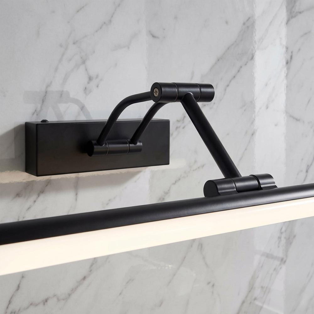 Badrum vägg LED-lampa SWE025-1W 42cm Black