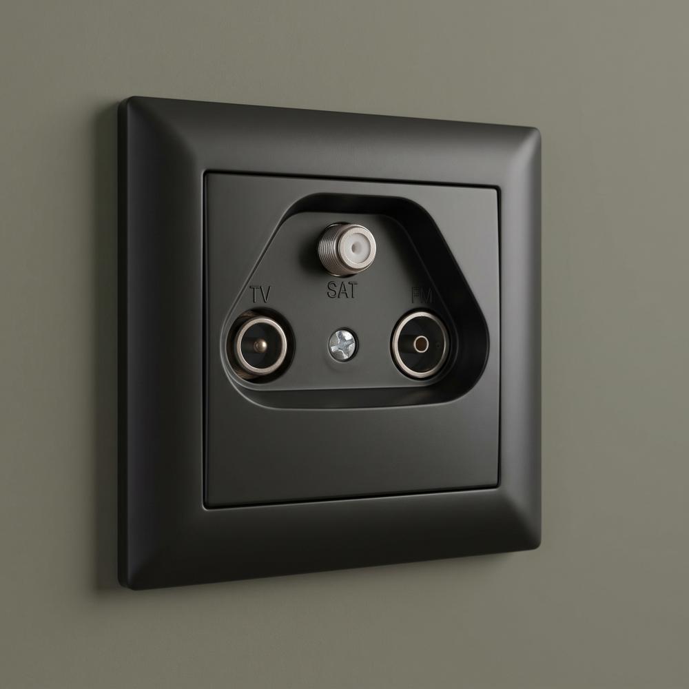 RTV-SAT Antenos Lizdas su Rėmeliu OSTE JNH011-A BLACK