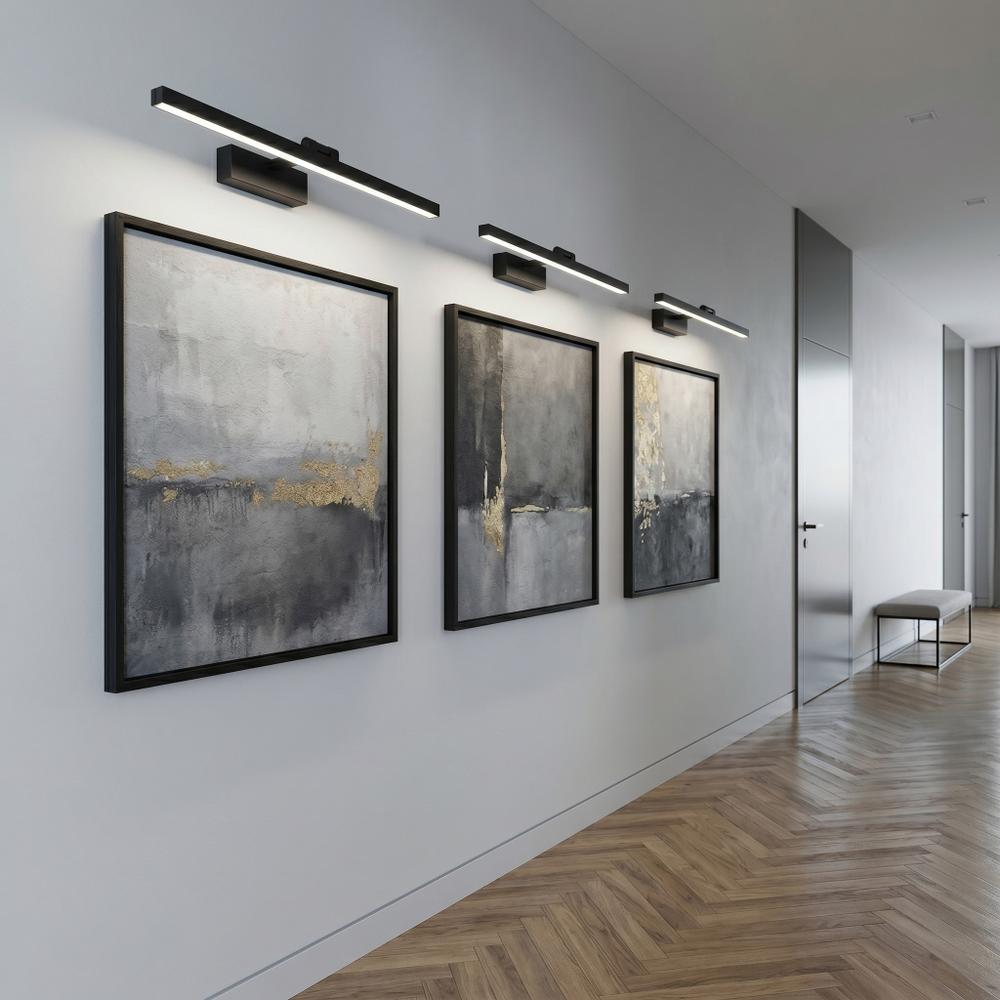 Badrum vägg LED-lampa APP1867-1W 60 cm Black