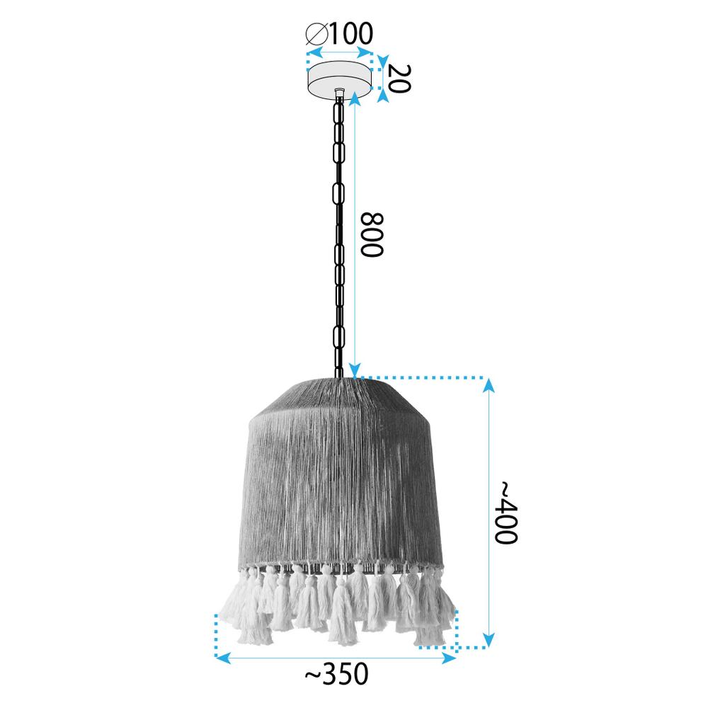 HÄNGBAR TAKLAMPA APP1734-1CP 30 cm