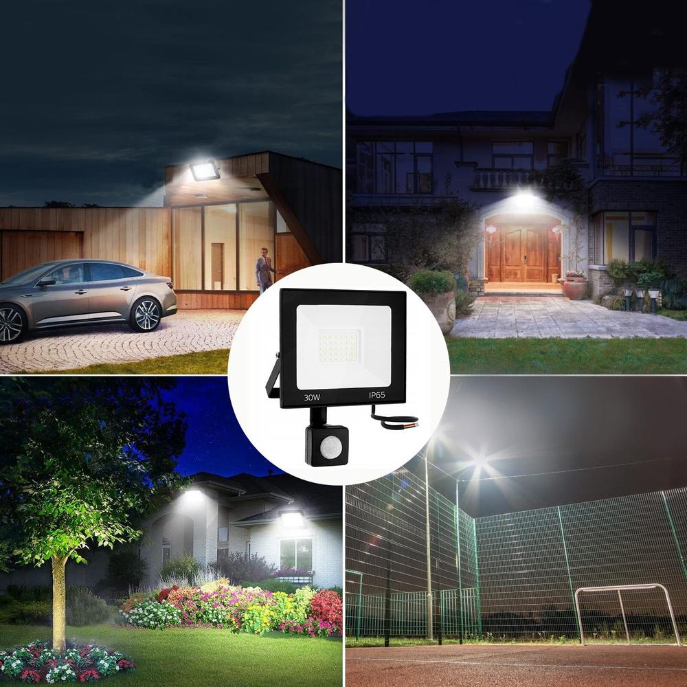LED-halogen utanpåliggande med sensor 50W RSL008-50NS