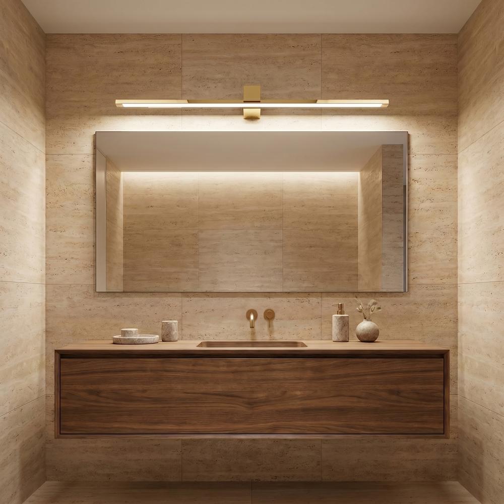 Badrum vägg LED-lampa SWE045-1W 80 cm GOLD