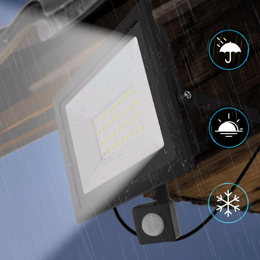 Ytmonterad LED‑halogen med sensor 30W RSL007-30NS