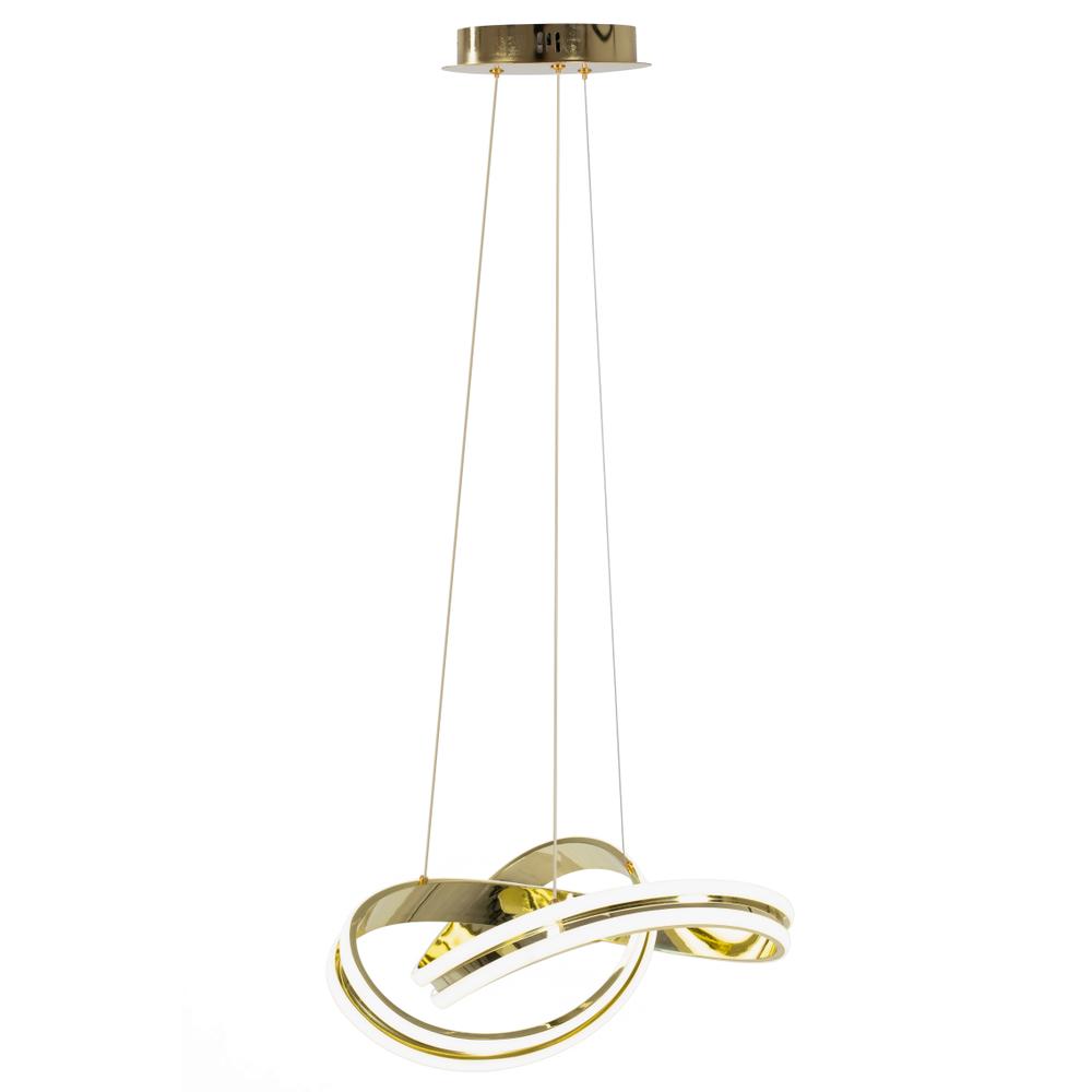 Modern takplafond LED + FJÄRRKONTROLL APP818-CP Guld