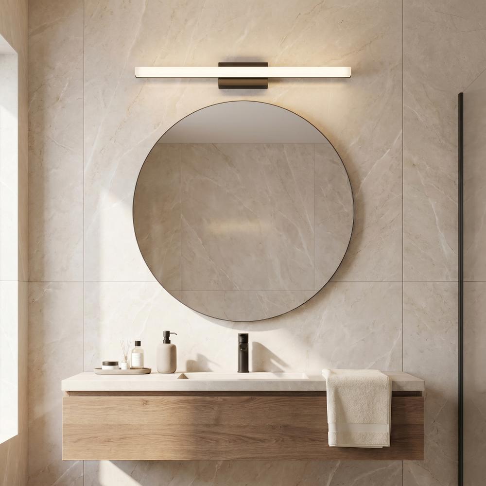 BADRUMSVÄGGLAMPA LED 60CM APP1855-1W BLACK