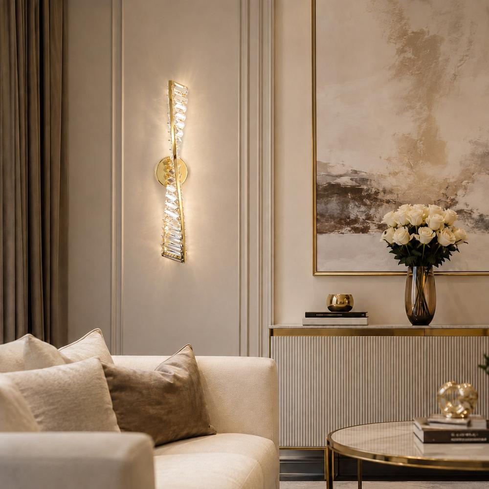 VÄGG LED-LAMPA APP1951-W 50 cm GOLD