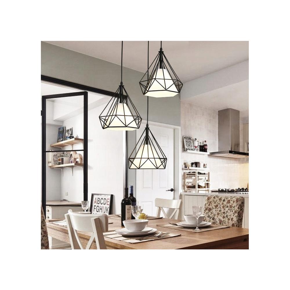 HÄNGANDE TAKLAMPA I LOFTSTIL BELLO 3x E27 APP012-3CP