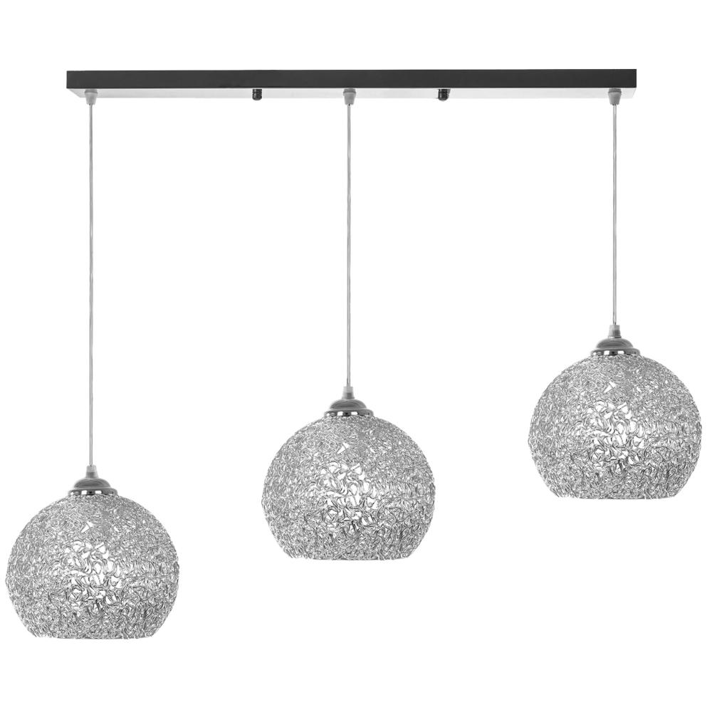 Trepunkts hängande taklampa i metall app633-3cp KROM