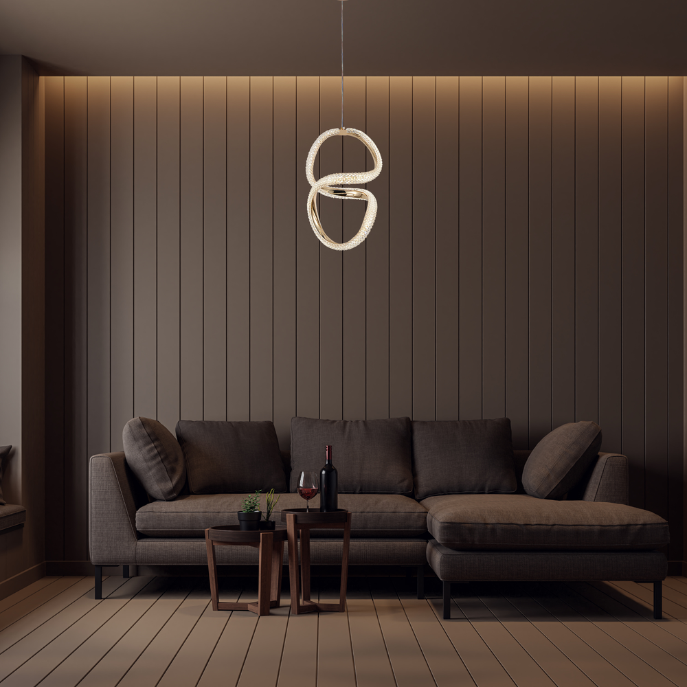HÄNGLAMPA LED G069-CP Guld