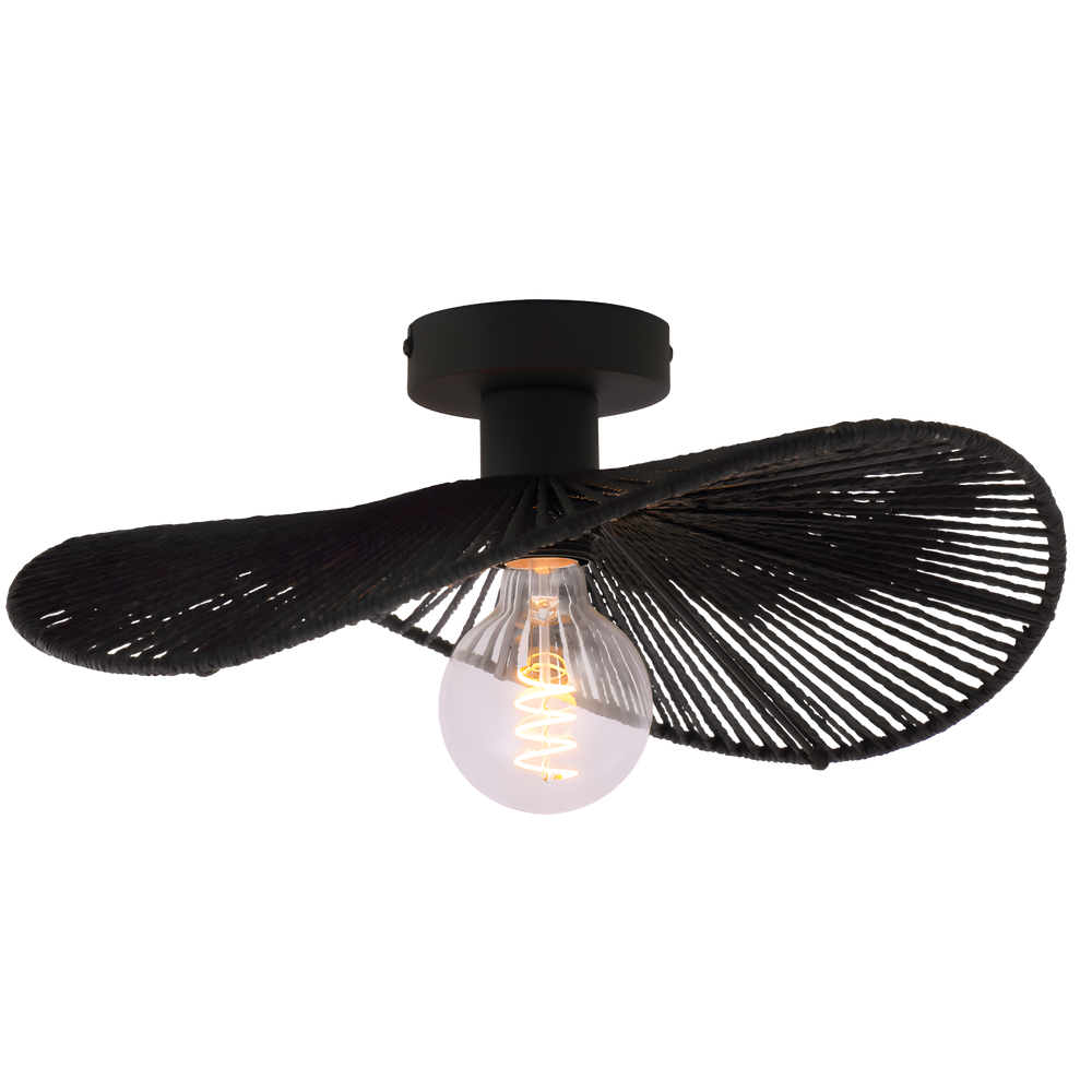 TAKLAMPA APP1832-1C SVART