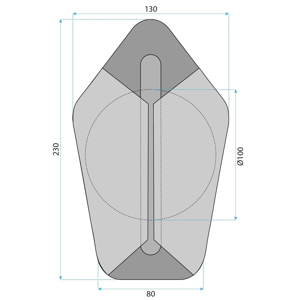 Vägglampa LED G030-W Guld