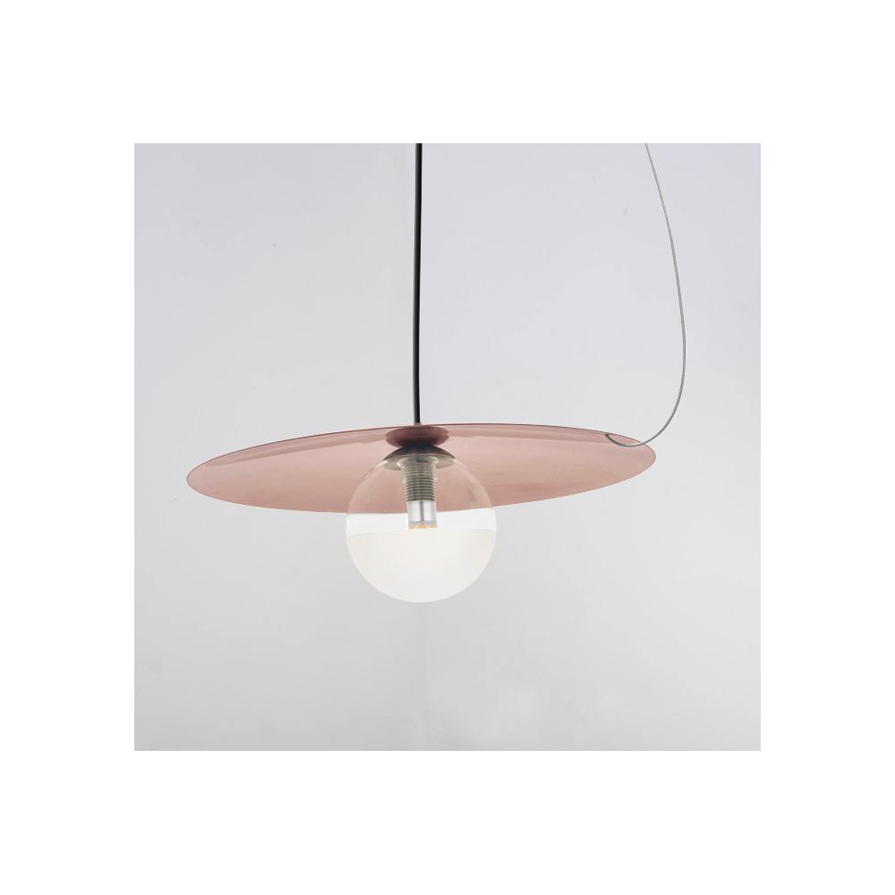 HÄNGANDE TAKLAMPA APP1418-CP svart/roséguld
