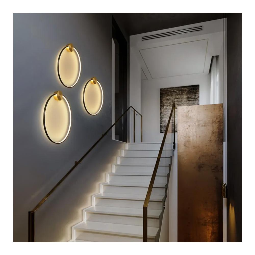 VÄGGLAMPA LED-VÄGGLAMPA APP1385-CW GAMMAL GULD 30 cm
