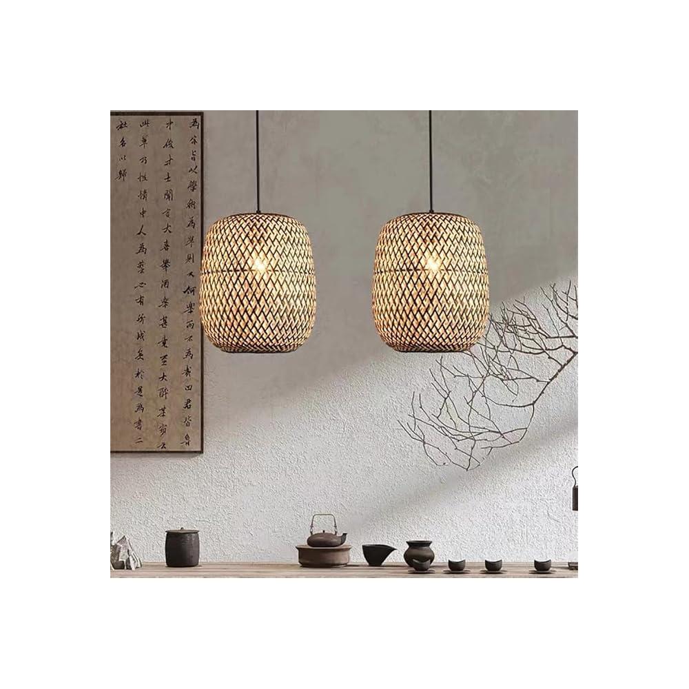 HÄNGANDE TAKLAMPA BOHO BAMBOO APP1542-1CP