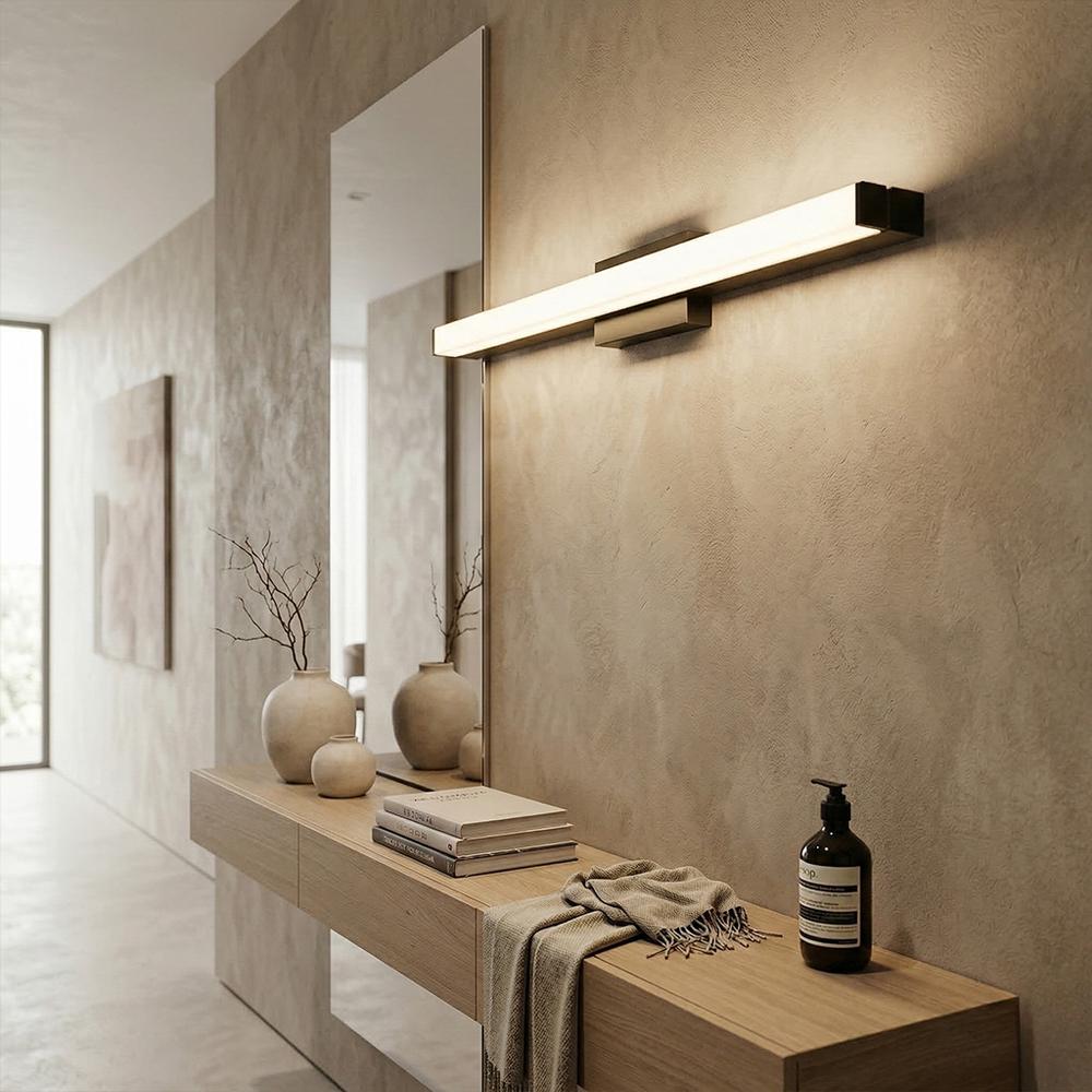 BADRUMSVÄGGLAMPA LED 80CM APP1856-1W BLACK