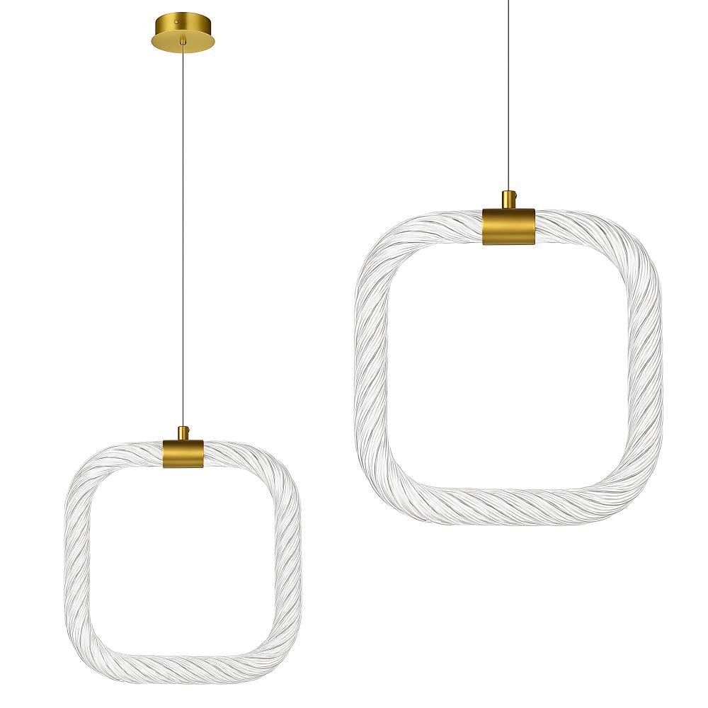 TAKLAMPA HÄNGANDE LED LHJ056-CP1 BORSTAD GULD