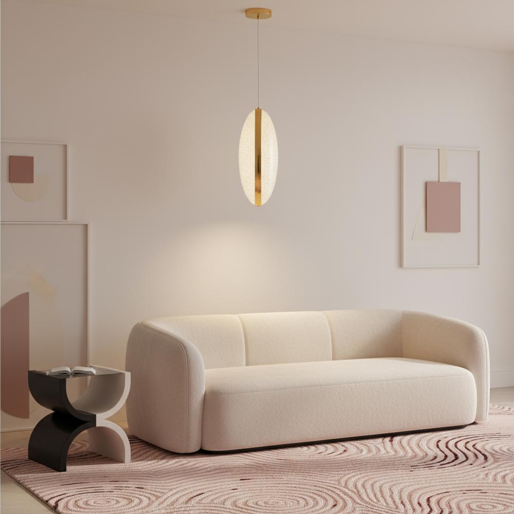 HÄNGANDE LED TAKLAMPA G131-CP GULD