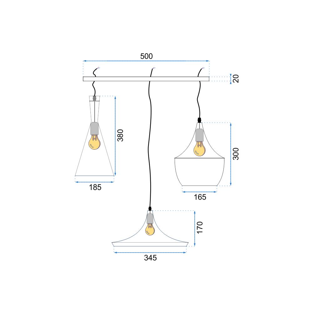 Lampe COSTA SET CP Black