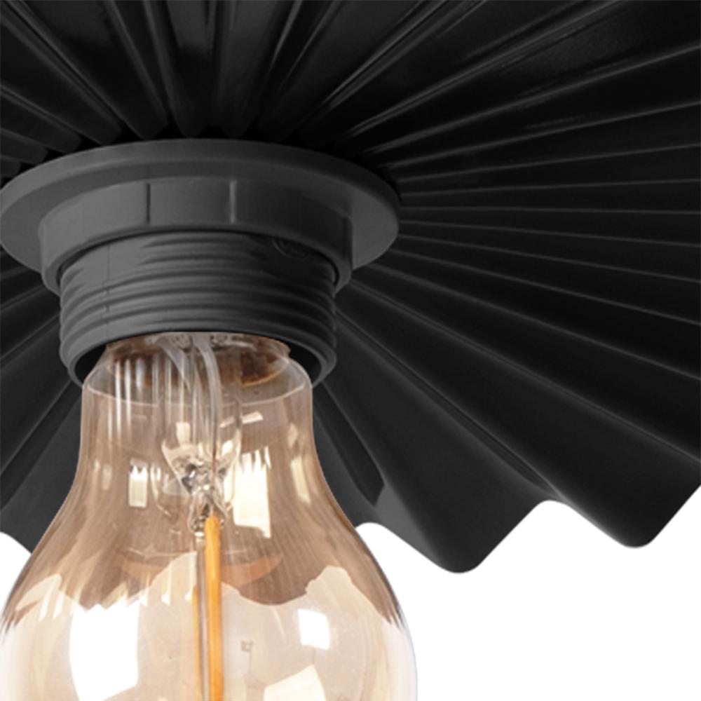 VÄGGLAMPA VÄGGLAMPE APP1355-1W Svart 30 cm