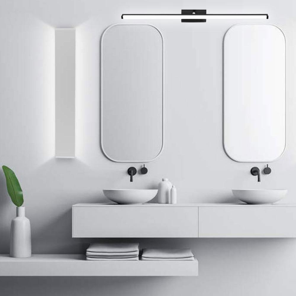 BADRUMSVÄGGLAMPA LED ÖVER SPEGEL 20W 100CM APP375-1W SVART