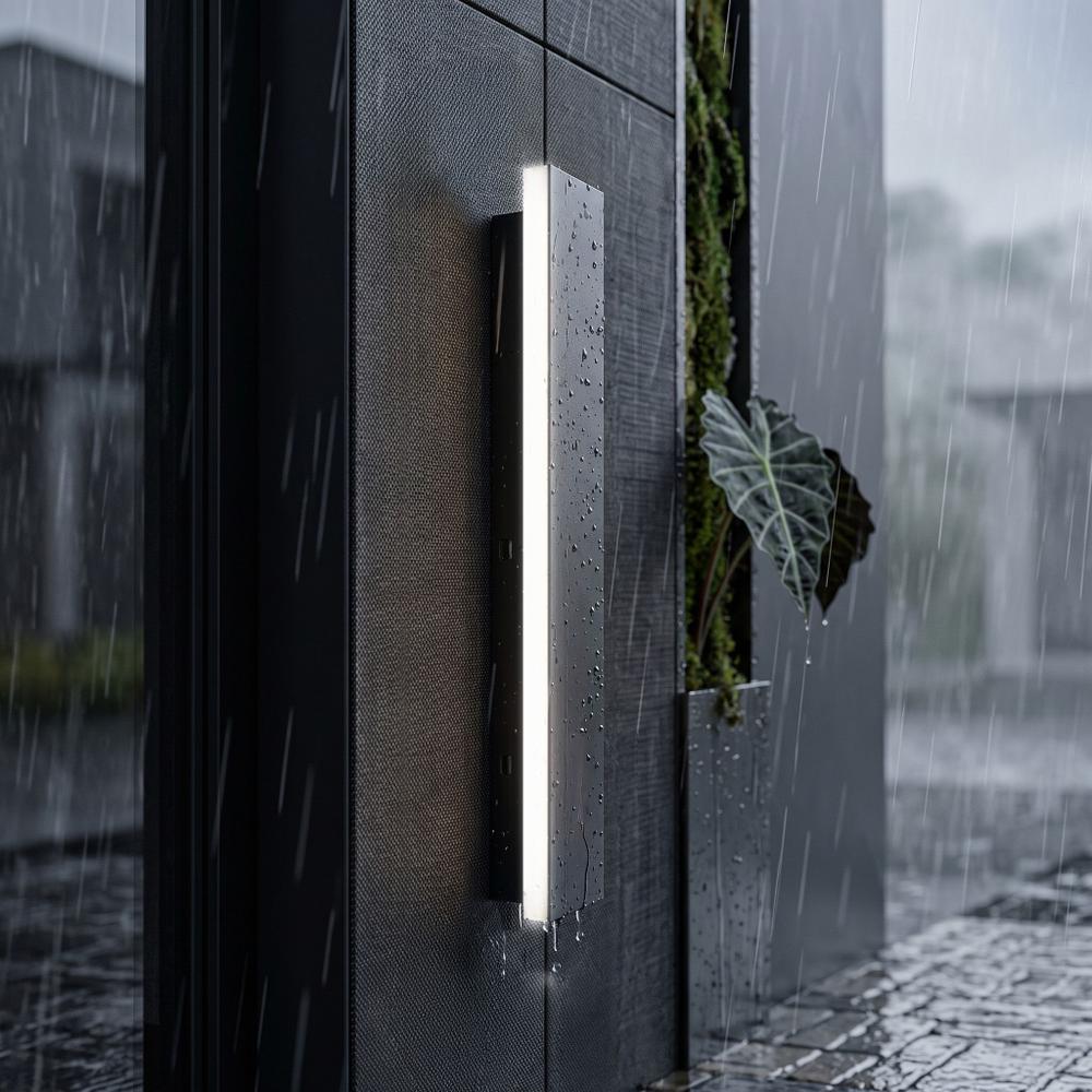 Facade LED wall lamp JNH036-G 90 Black