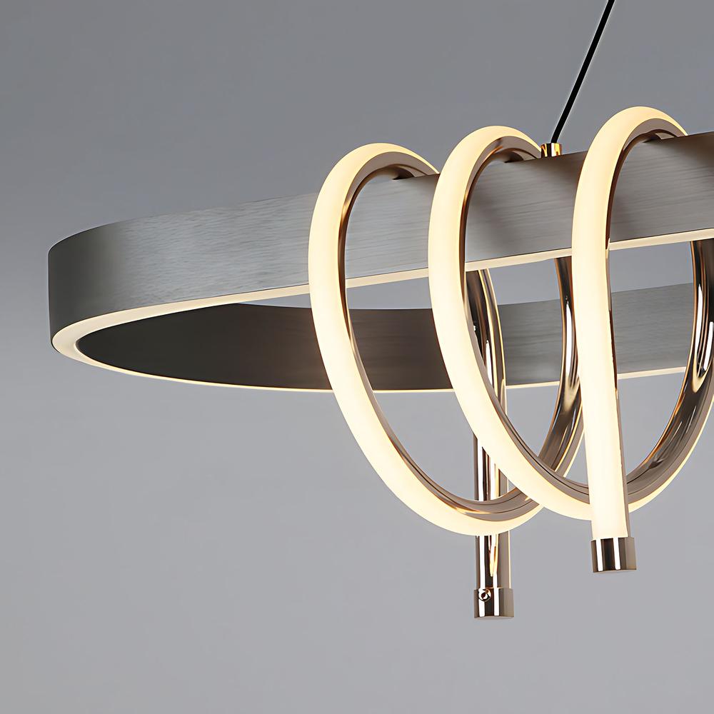 Hängande LED-lampa LHJ040-CP 120 cm SVART