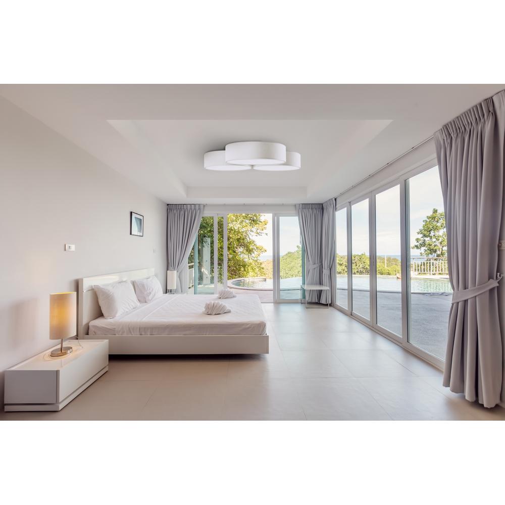 Taklampa Plafond APP879-C Triple 3x40cm Vit
