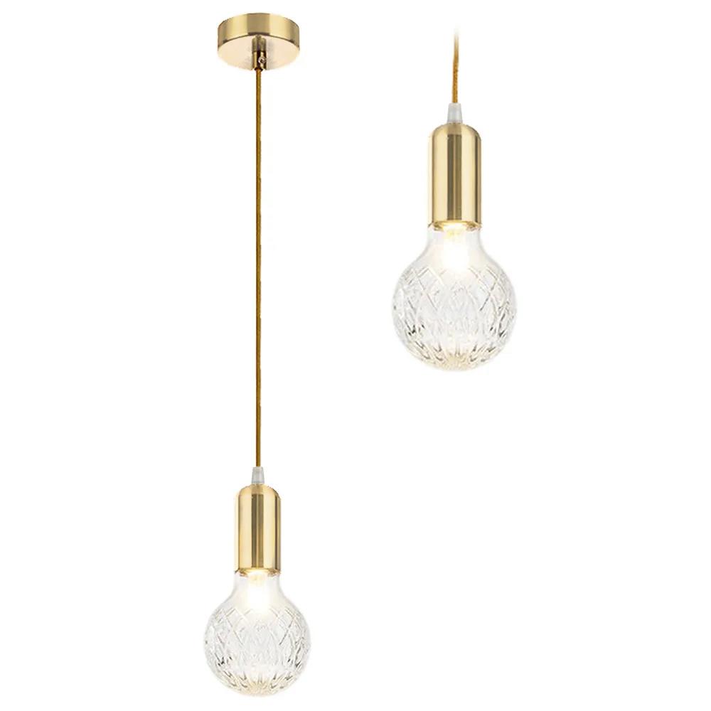 Hängande Taklampa Enkel Retro APP649-1CP Guld