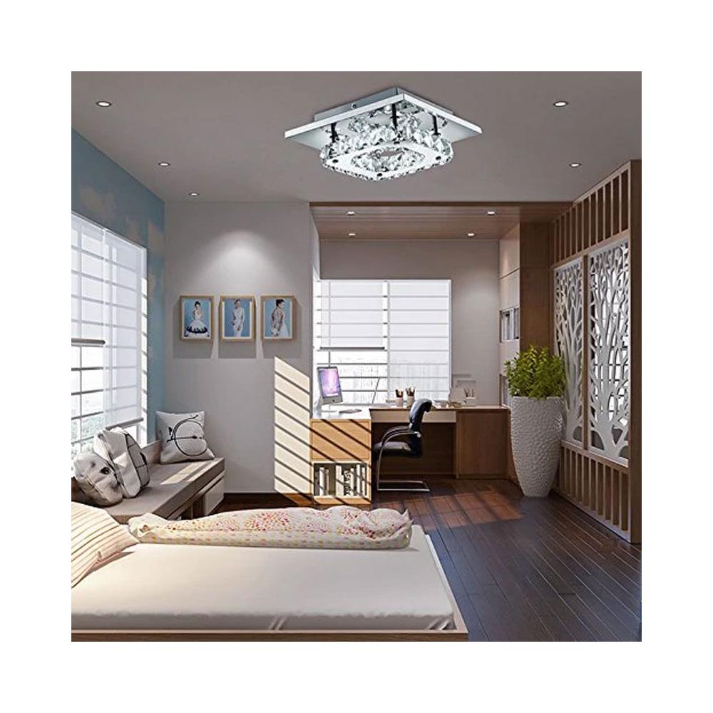 Kristalltaklampa Plafond Glamour 8W APP406-C Neutral