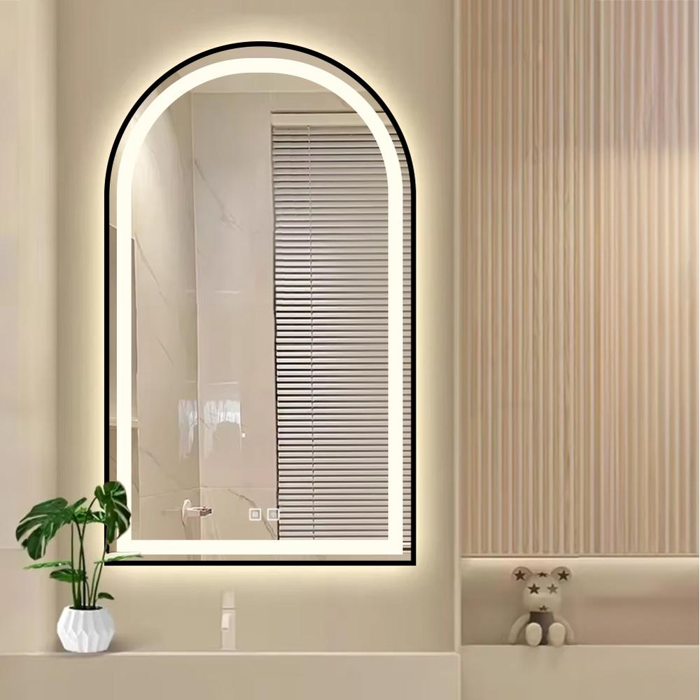 LED-VÄGGSPEGEL 60x100 cm DASH BLACK