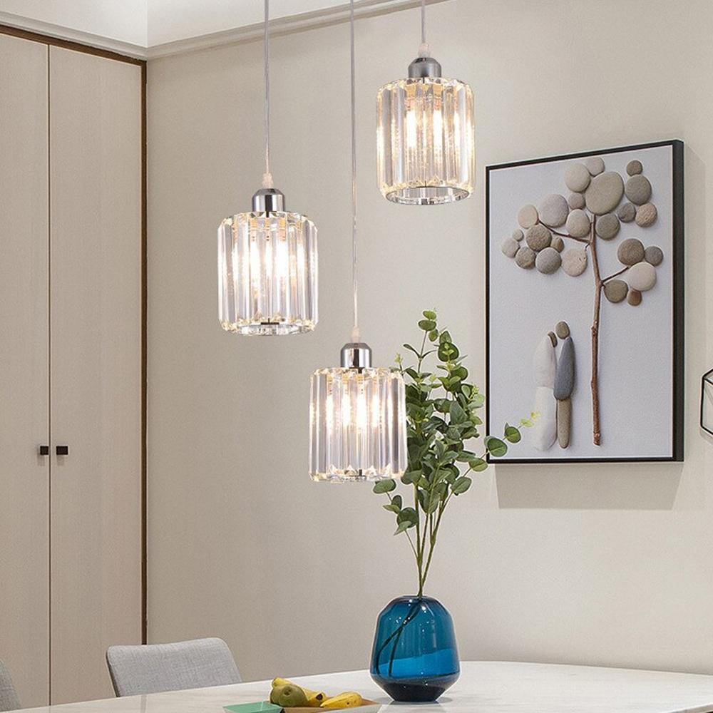 Kristalltaklampa APP510-3CPR Silver